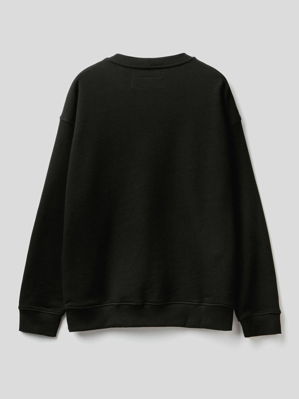 Felpa 100% cotone con logo applicato image number 2