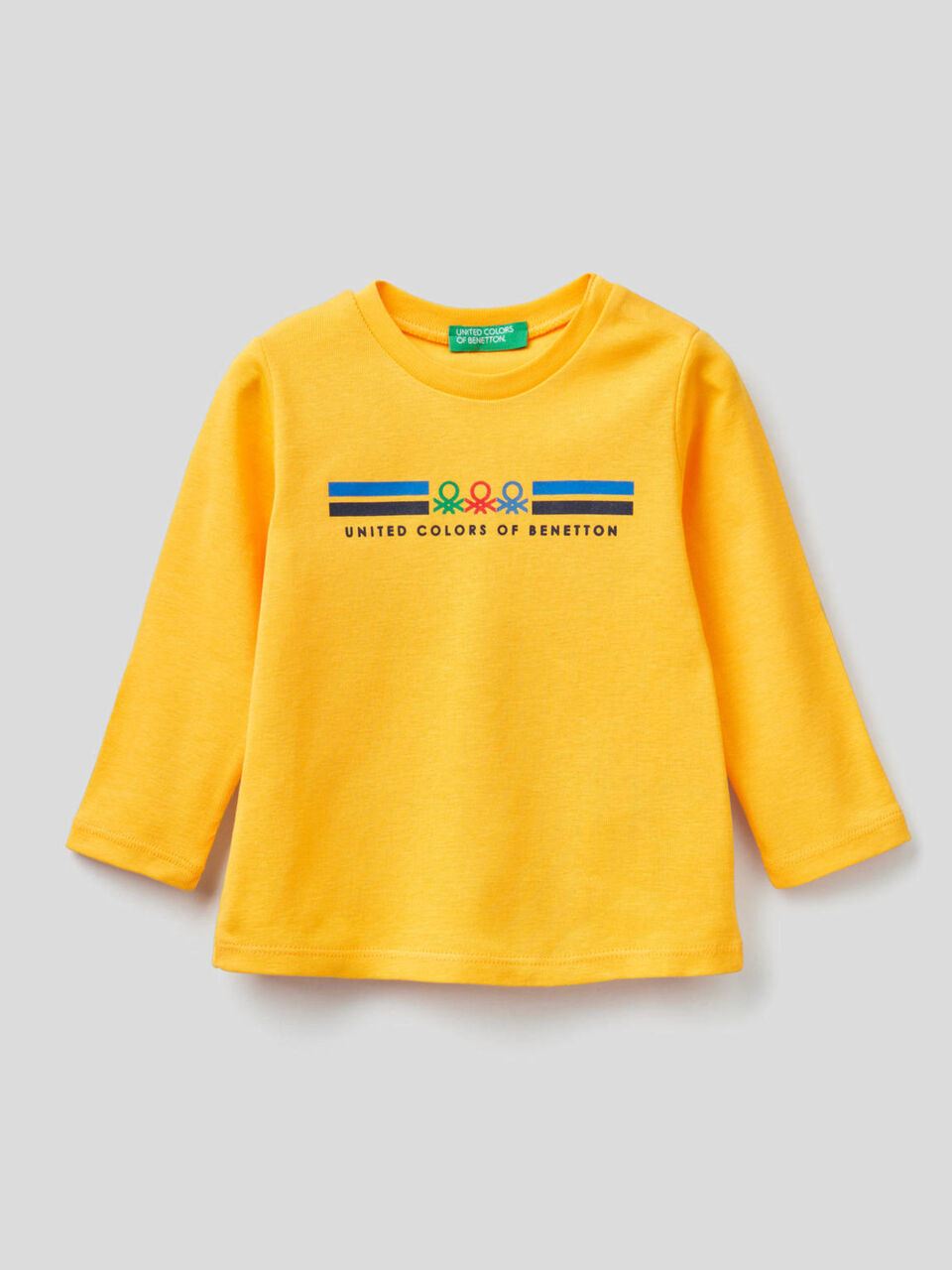 T-shirt manica lunga in cotone biologico image number 1