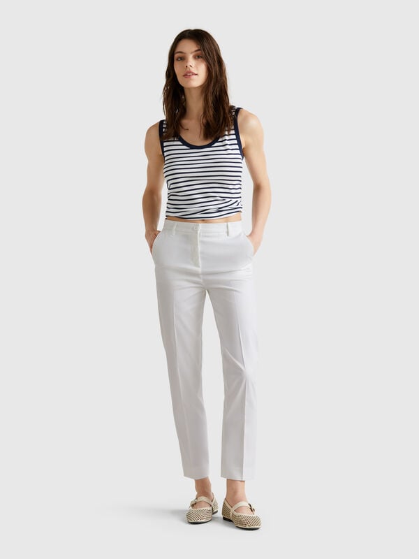 Chino in cotone stretch Donna