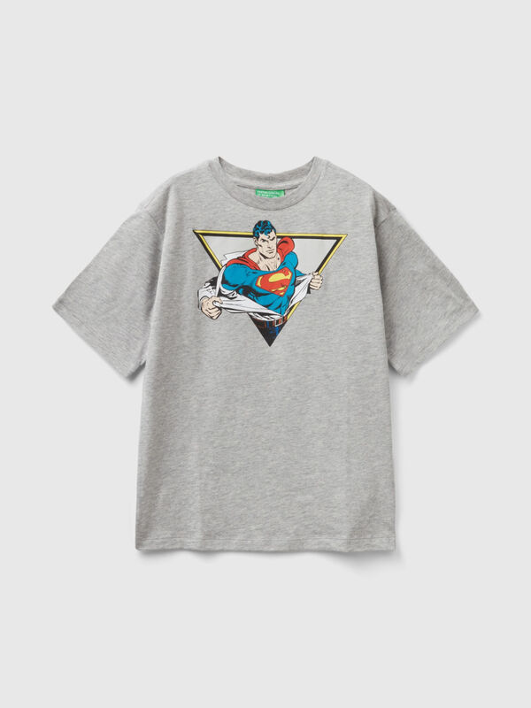 T-shirt ©&™ DC Comics Superman grigio mélange Bambino
