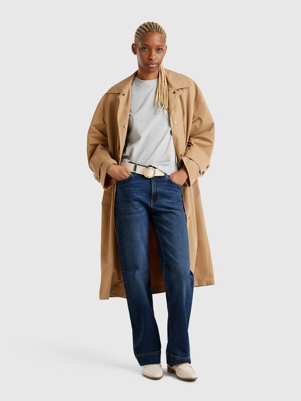 Jeans flare in cotone  Donna