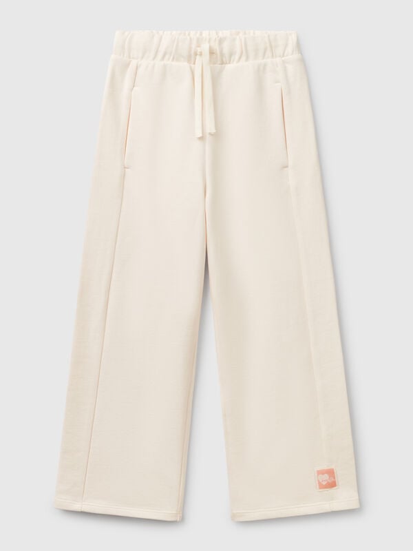 Pantaloni in felpa wide fit Bambina