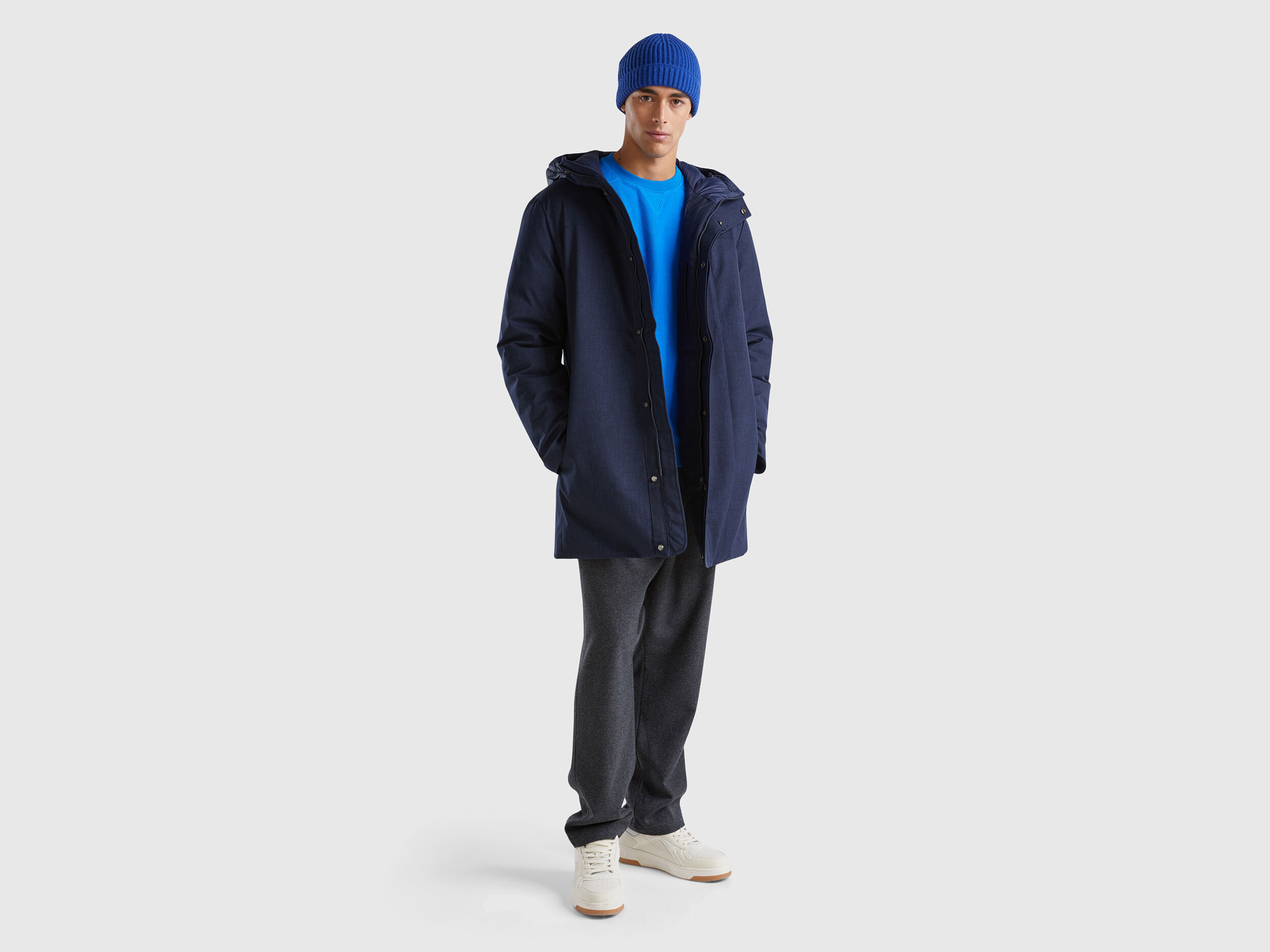 Giubbotto parka uomo benetton clearance
