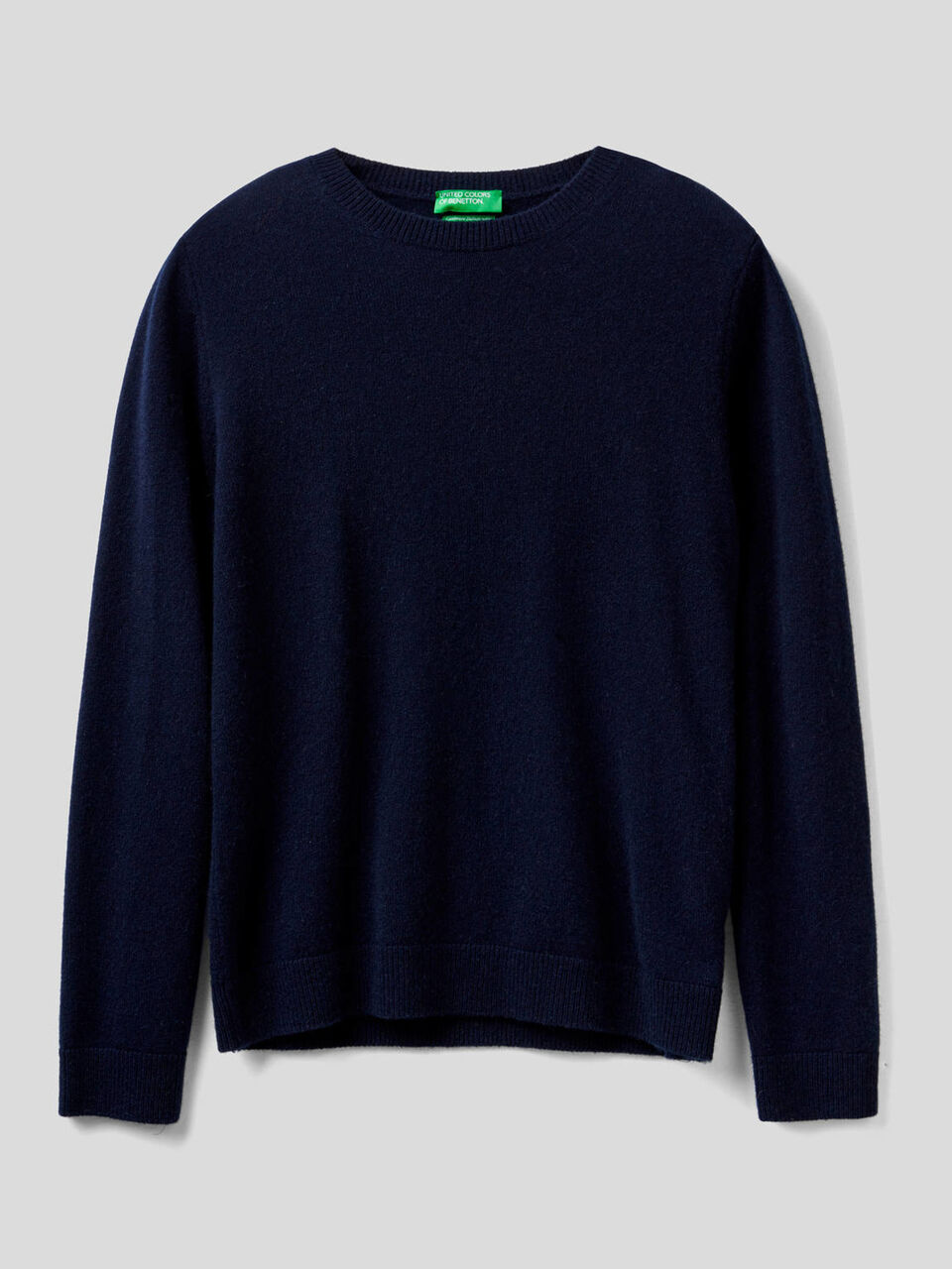 Maglia girocollo in puro cashmere image number 1