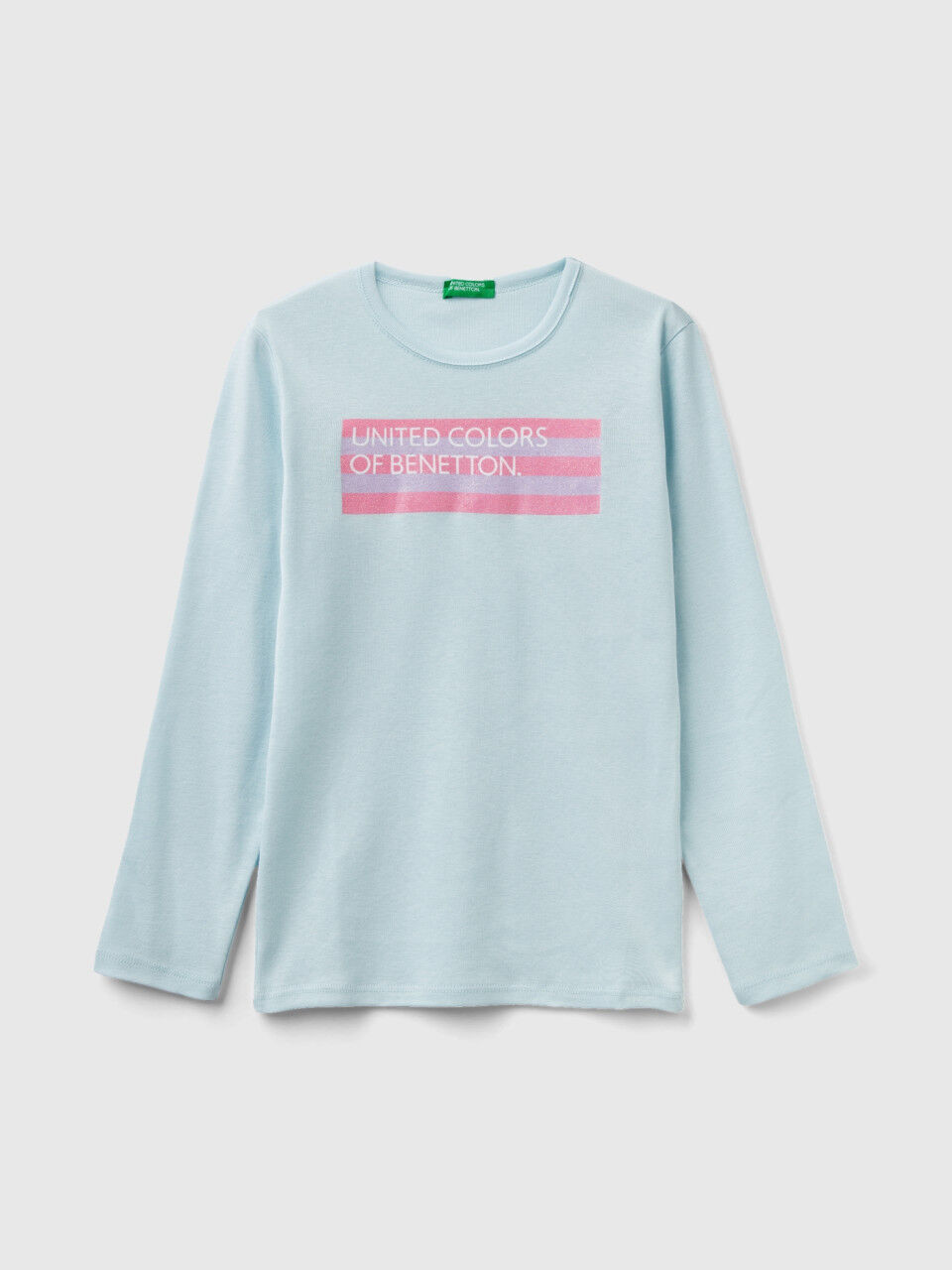 Benetton t shirt hotsell manica lunga bambina