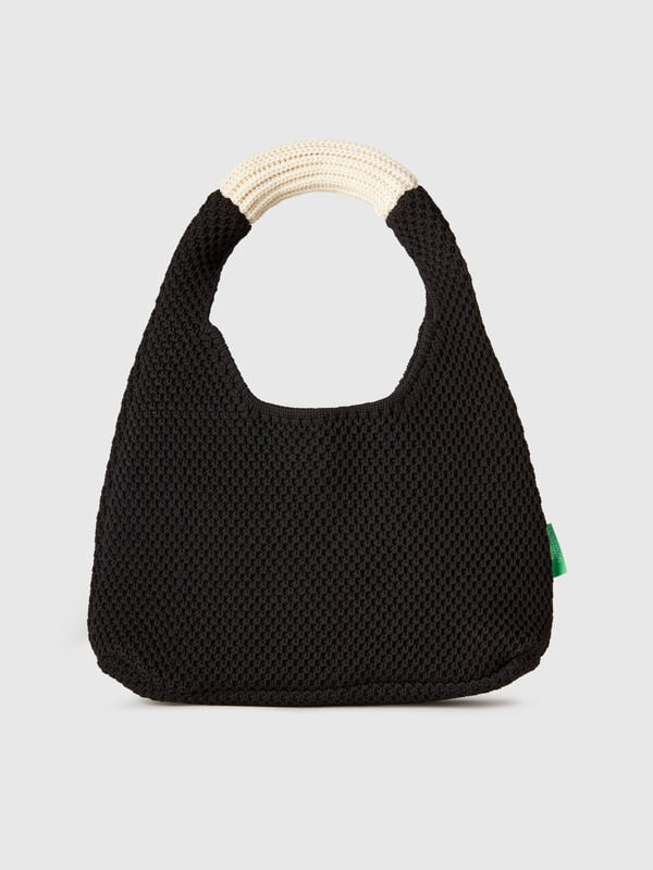 Borsa piccola a spalla crochet Donna