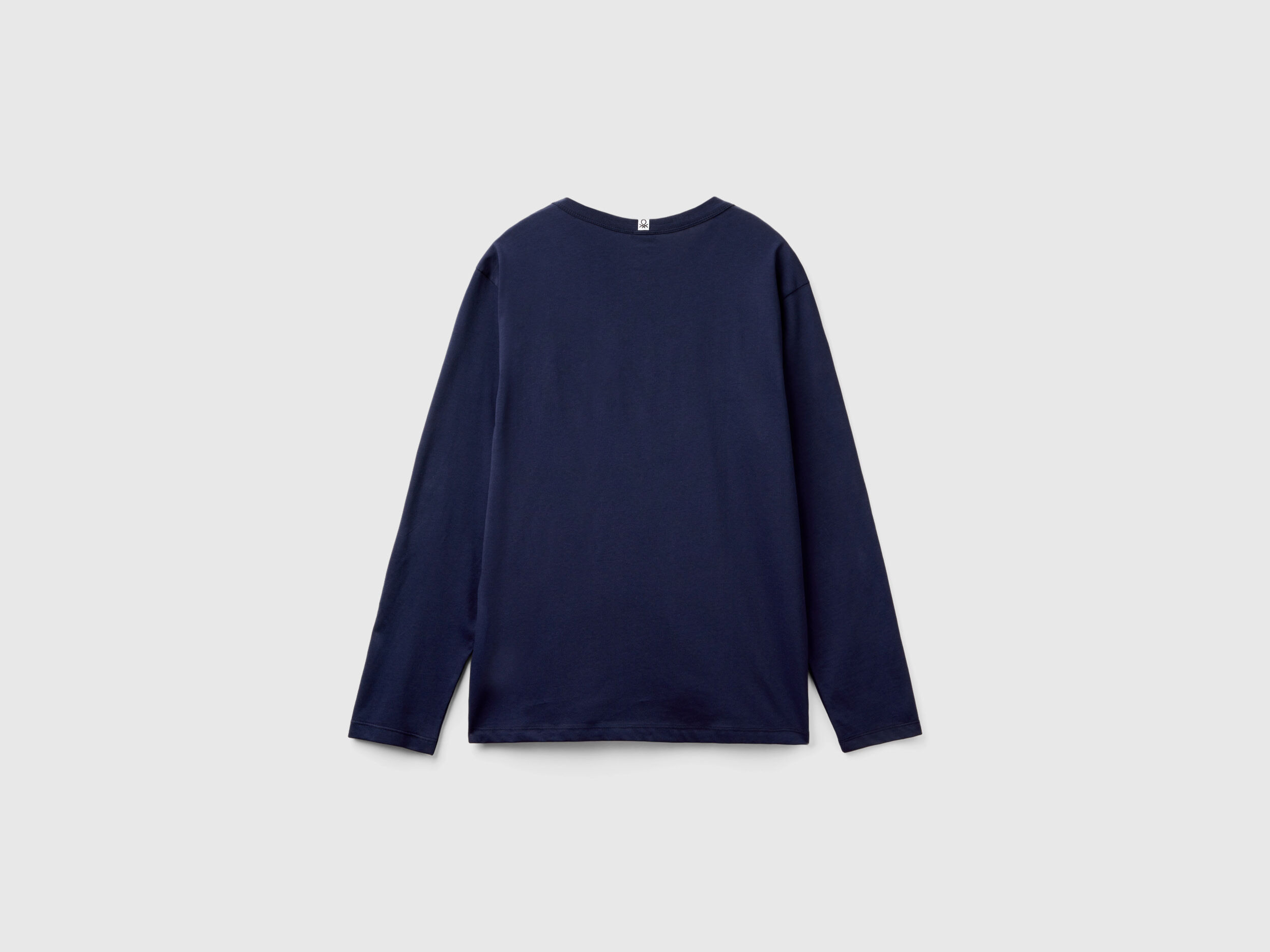 Maglie di cotone manica lunga benetton sale