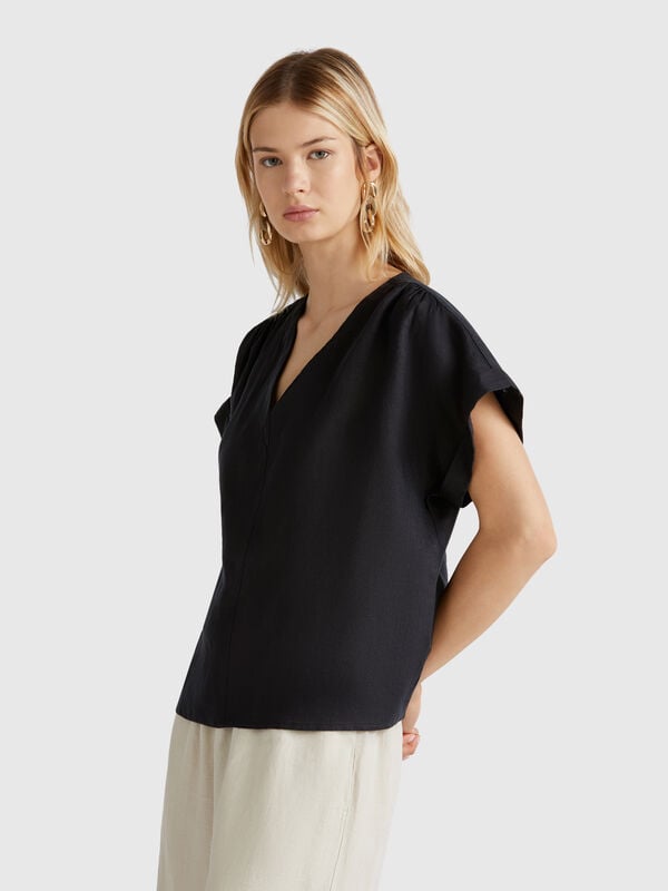 Blusa in puro lino Donna