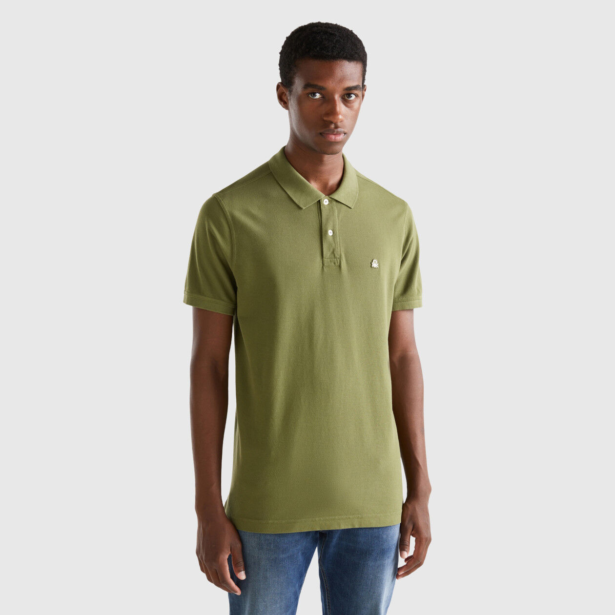 Polo lacoste verde militare online