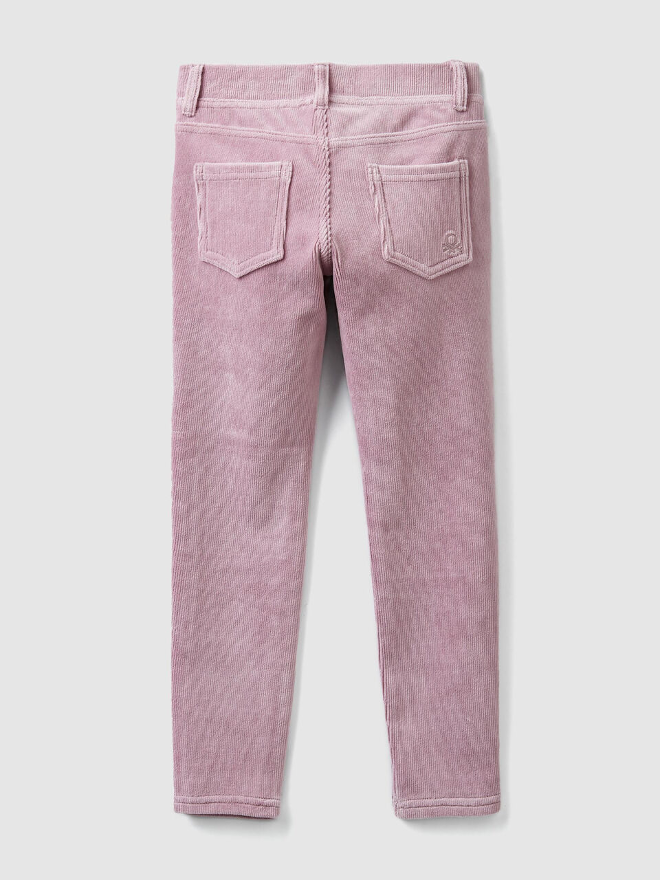 Pantaloni super skinny in ciniglia image number 2