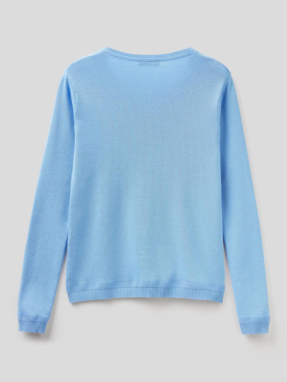 Cardigan girocollo in puro cotone image number 2