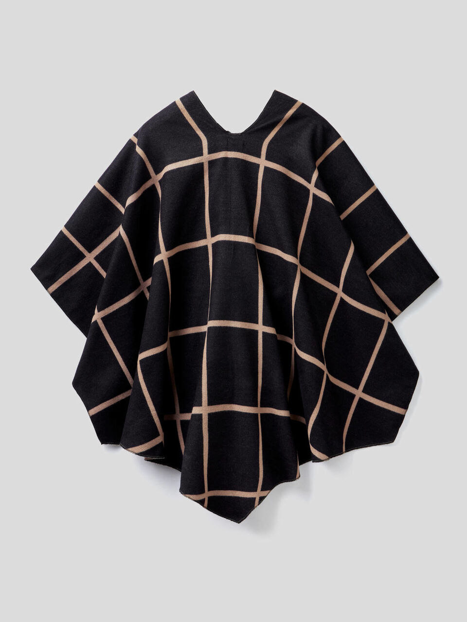 Poncho in misto viscosa image number 2