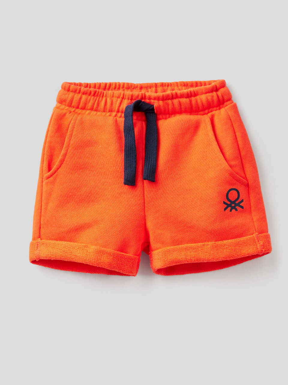 Pantaloni corti in felpa di 100% cotone image number 1