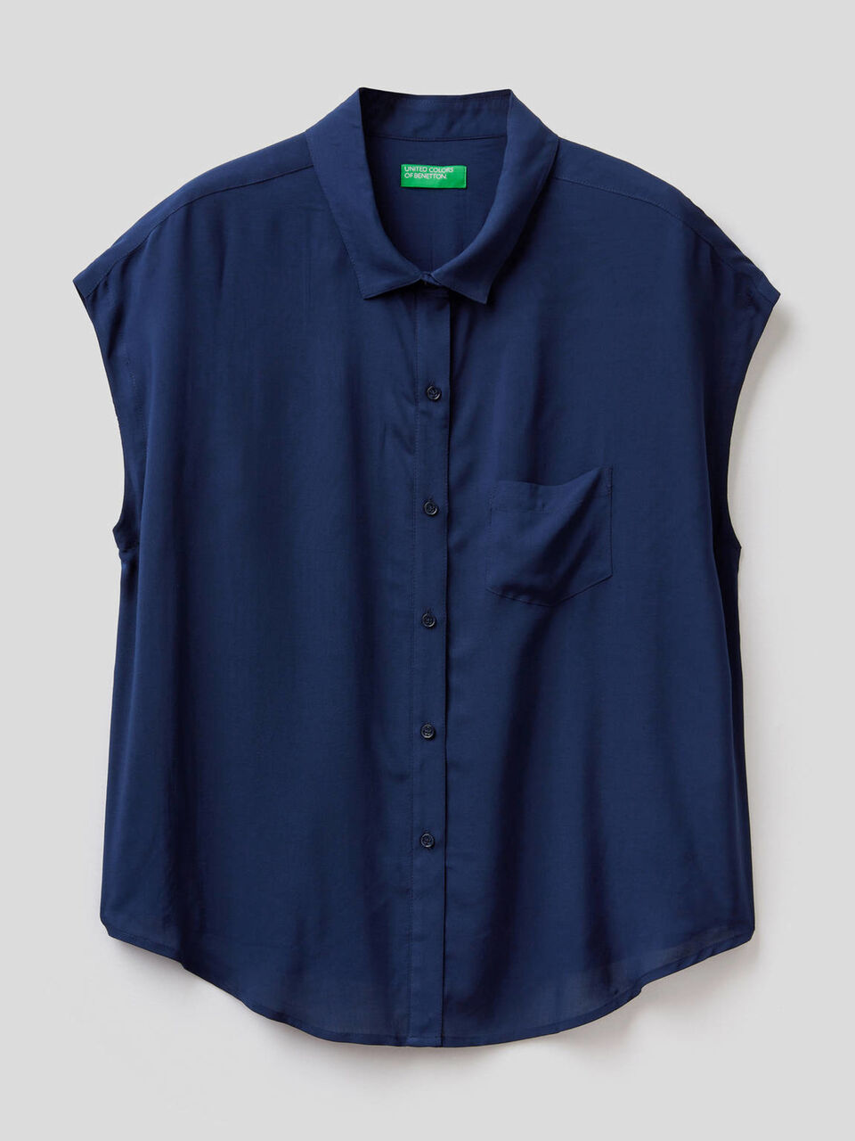 Camicia fluida a manica corta image number 1