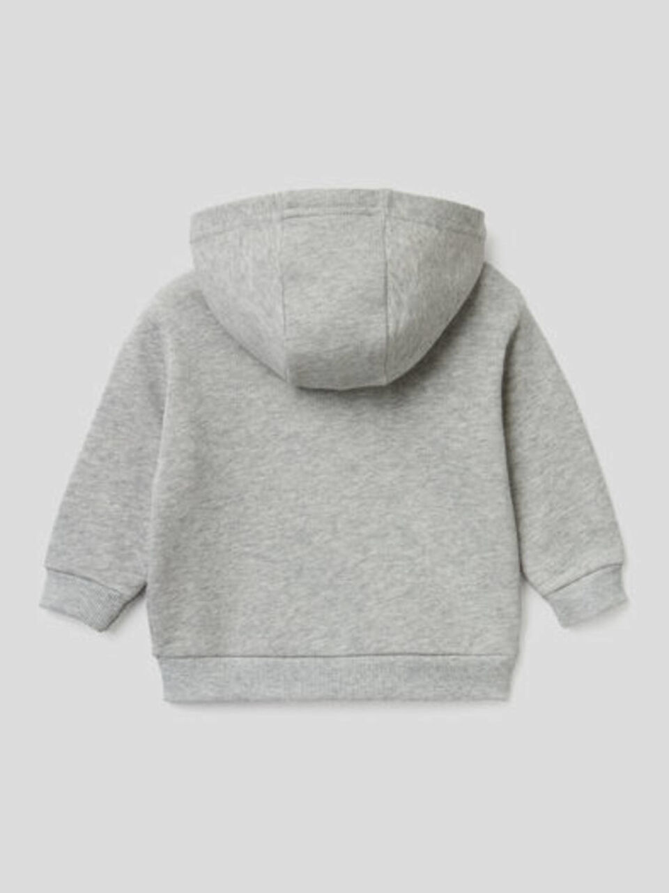 Felpa con zip e cappuccio in cotone bio image number 2