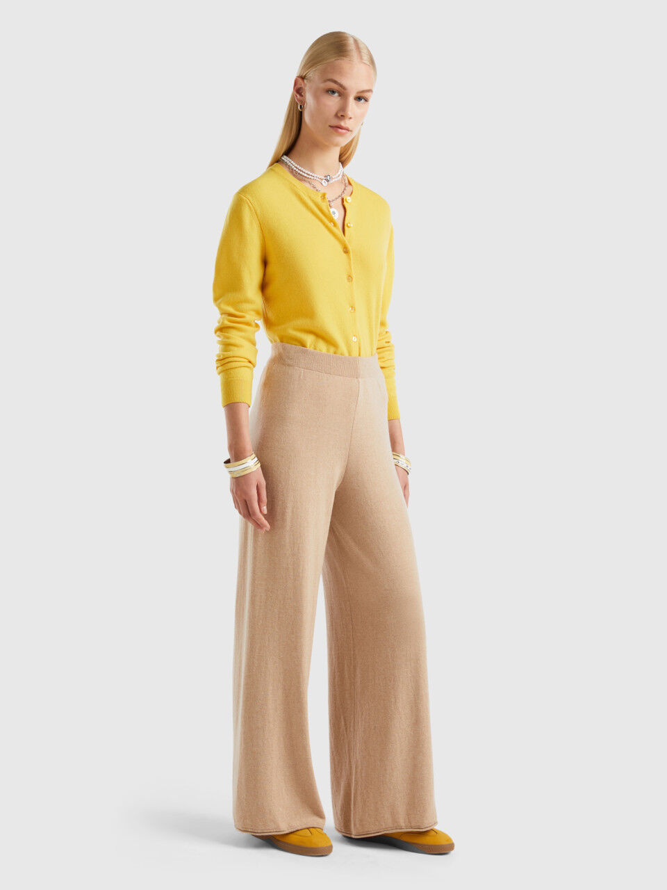Benetton on sale pantaloni larghi
