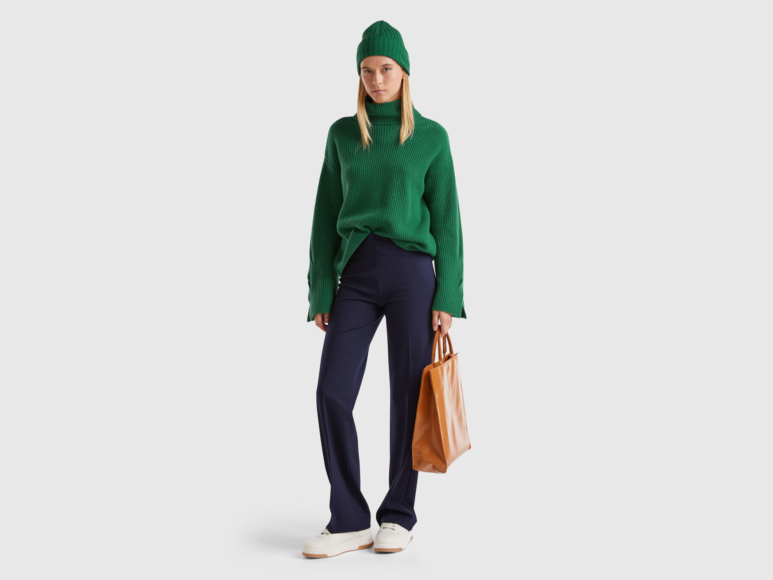Pantaloni donna benetton shop