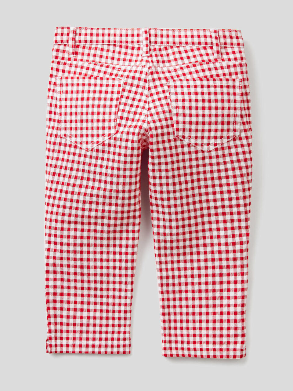 Pantaloni cropped a quadretti image number 2