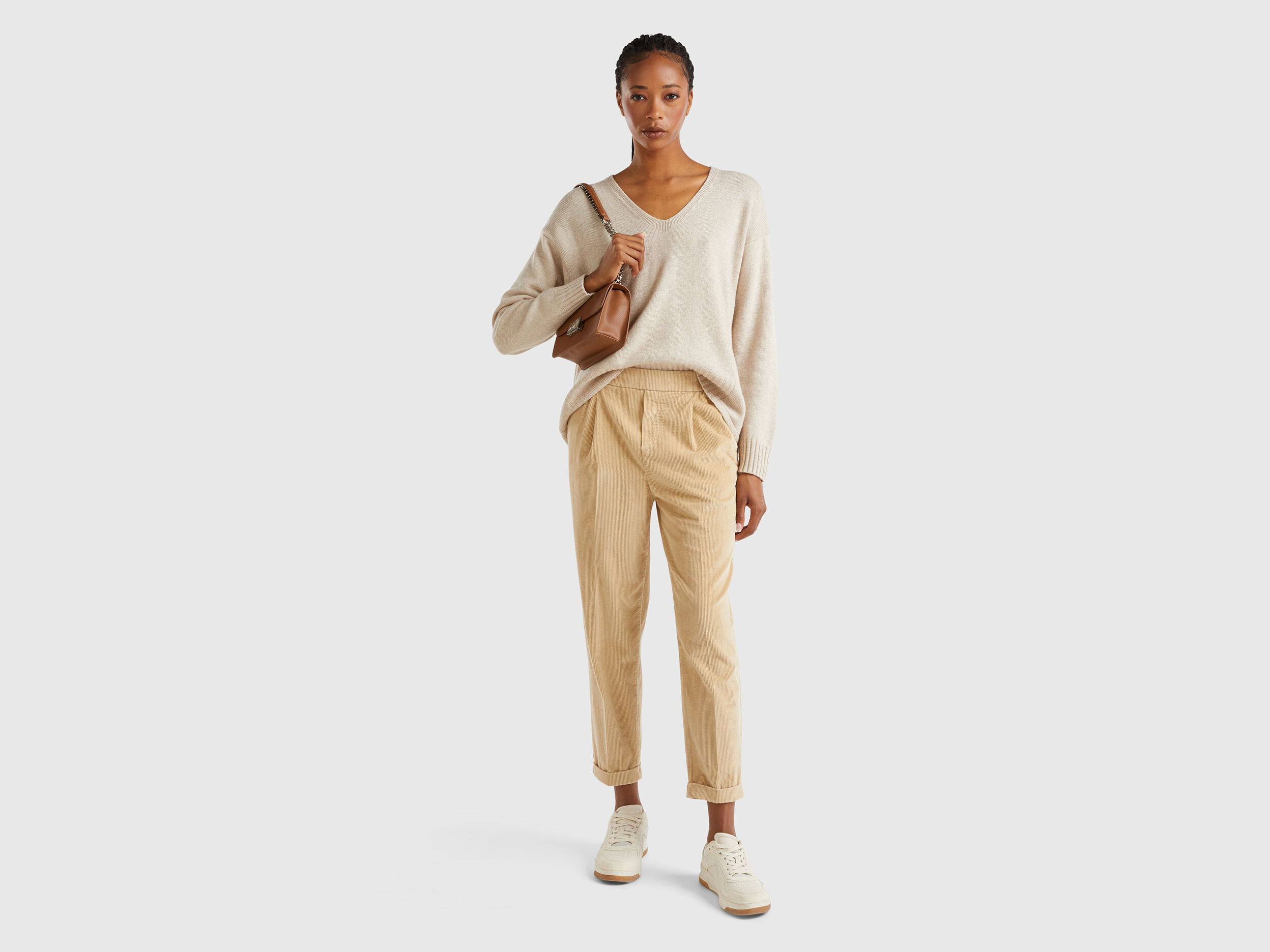Pantaloni con elastico in vita benetton hotsell