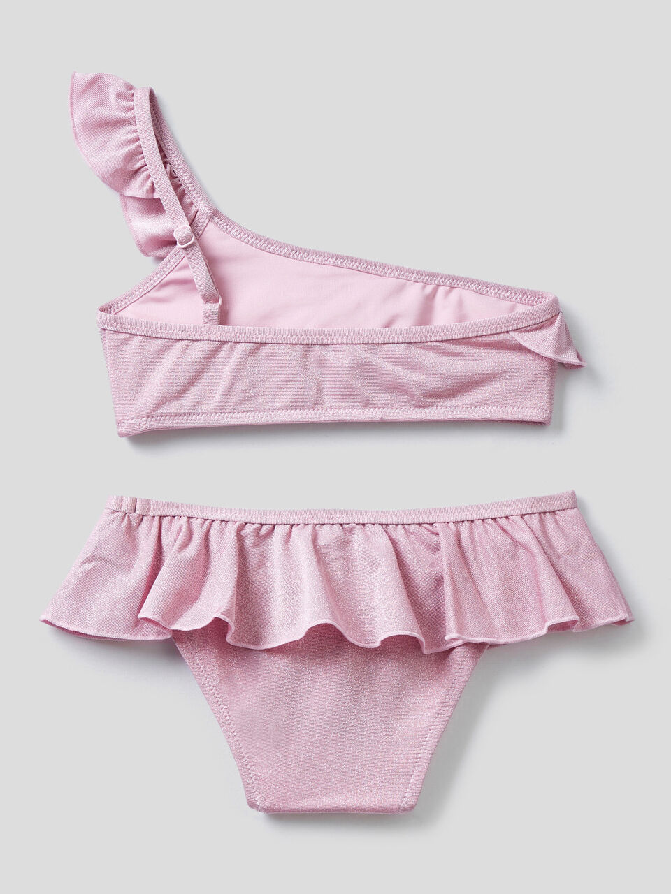Bikini con balze in lurex image number 2