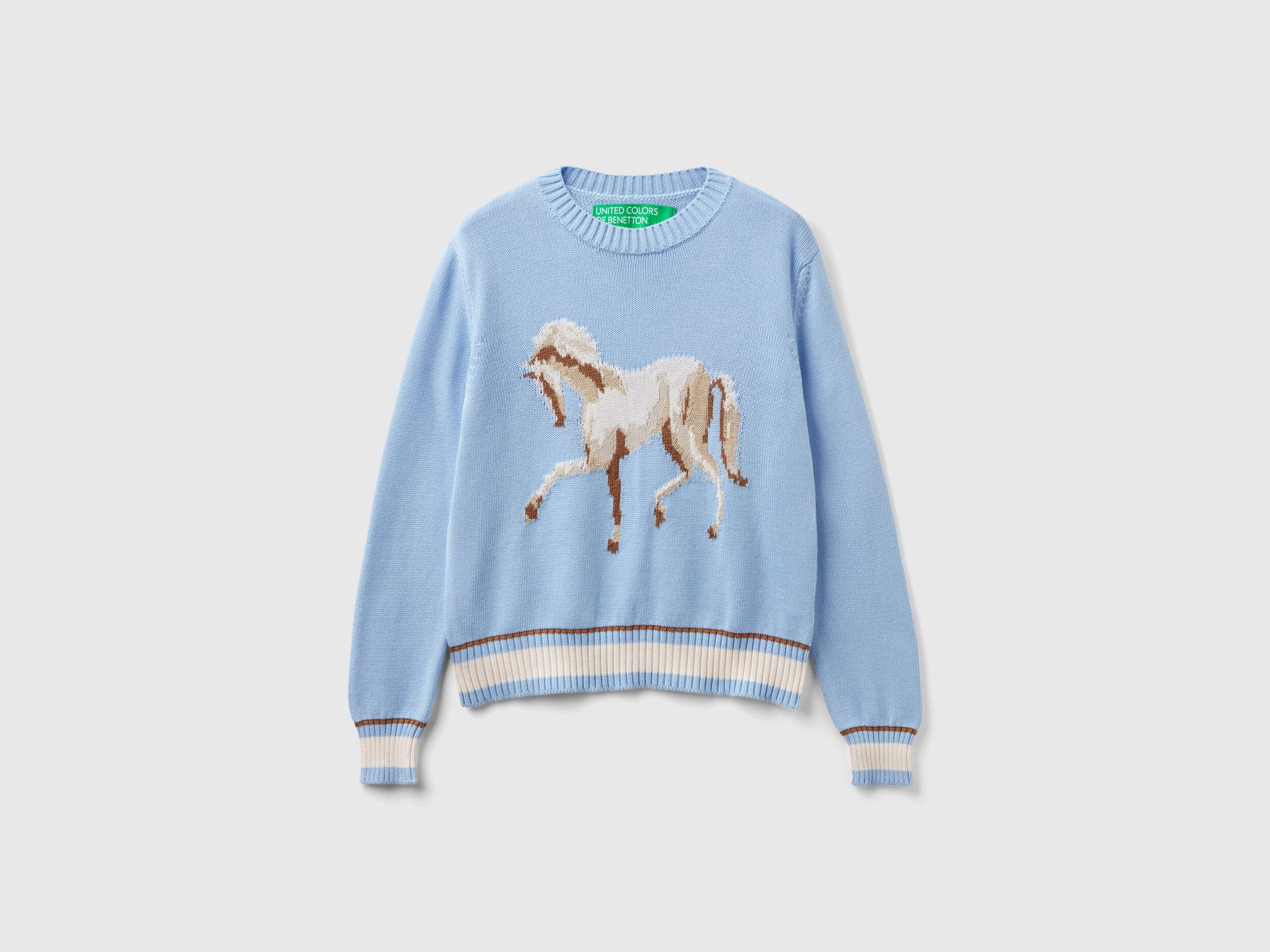 Benetton maglione cavallo hot sale