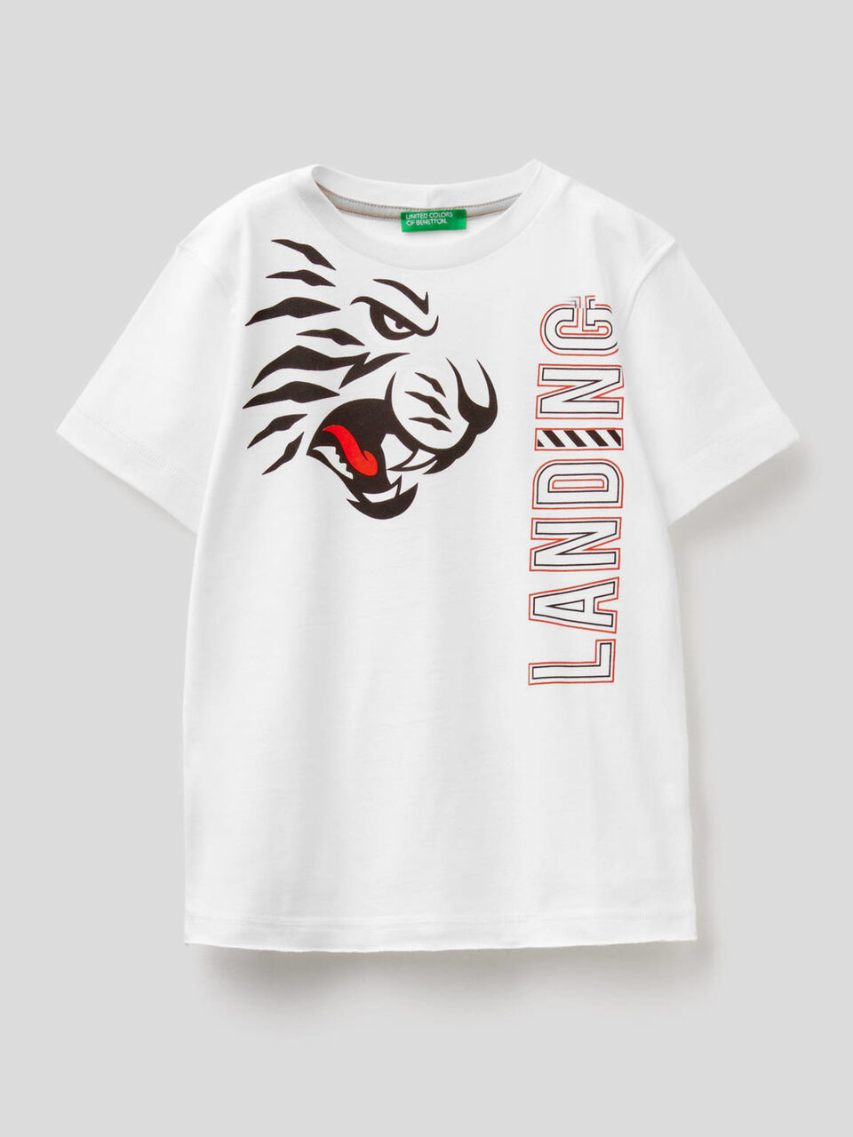 T-shirt 100% cotone con stampa image number 1