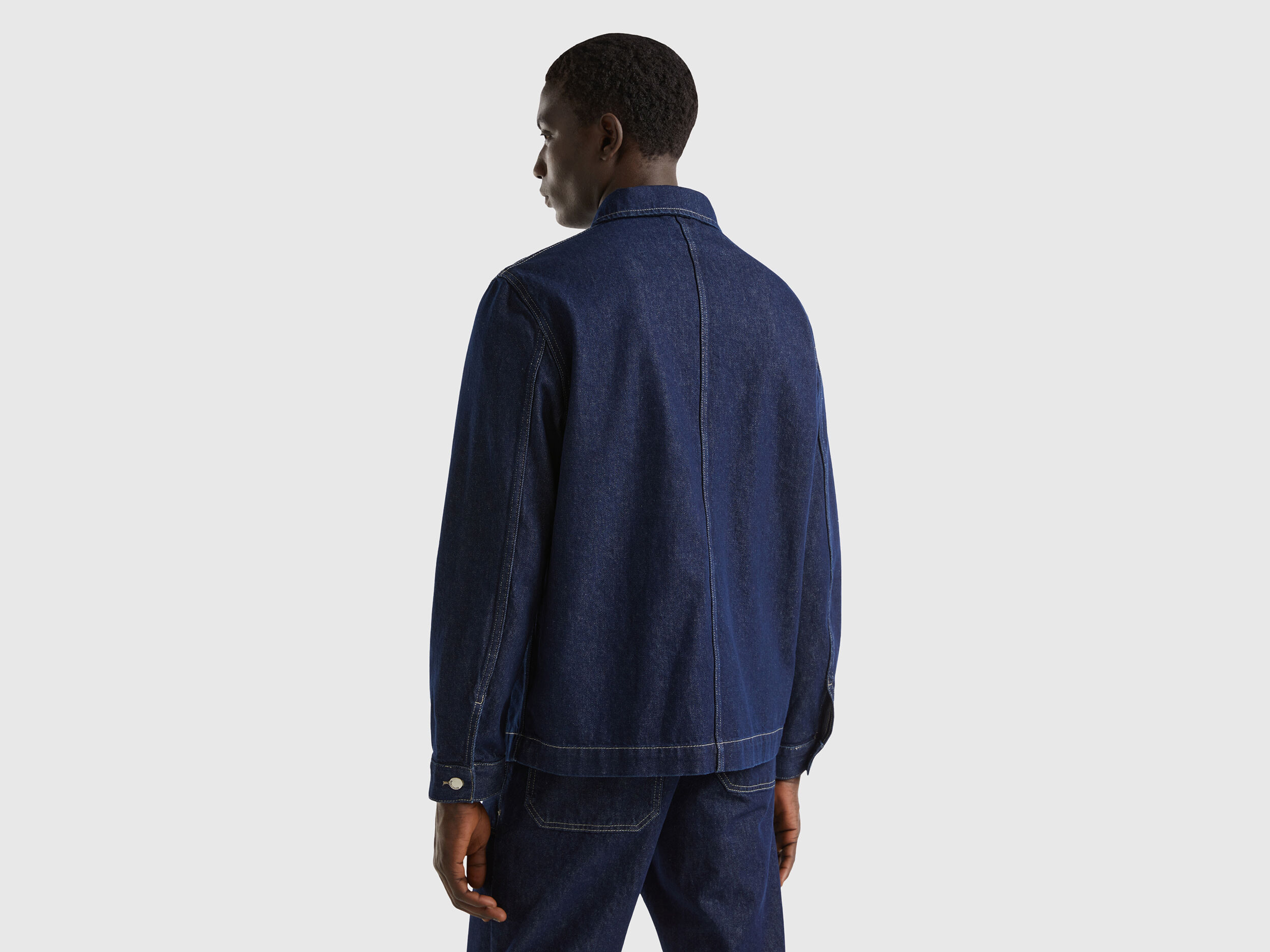 Benetton giacca jeans hotsell