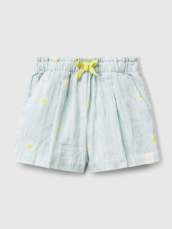 Pantaloni corti con stelline Baby