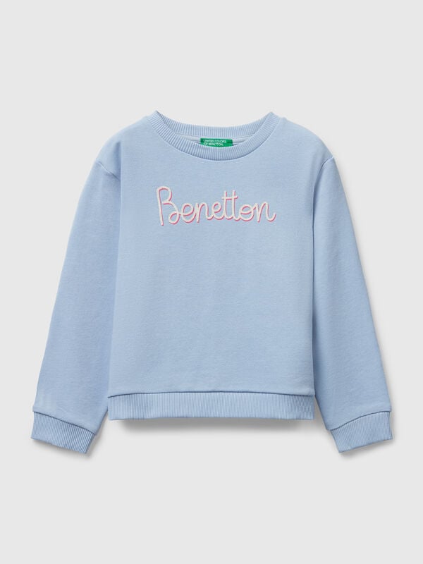 Felpa con stampa glitter Bambina