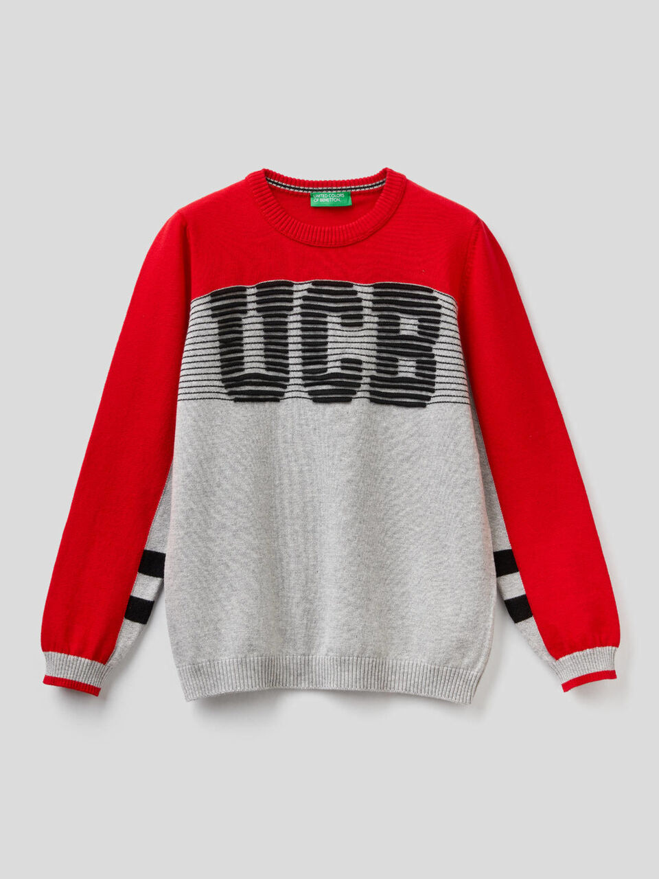 Maglia girocollo con logo image number 1