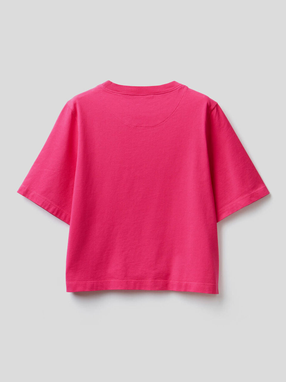 T-shirt boxy fit 100% cotone image number 2