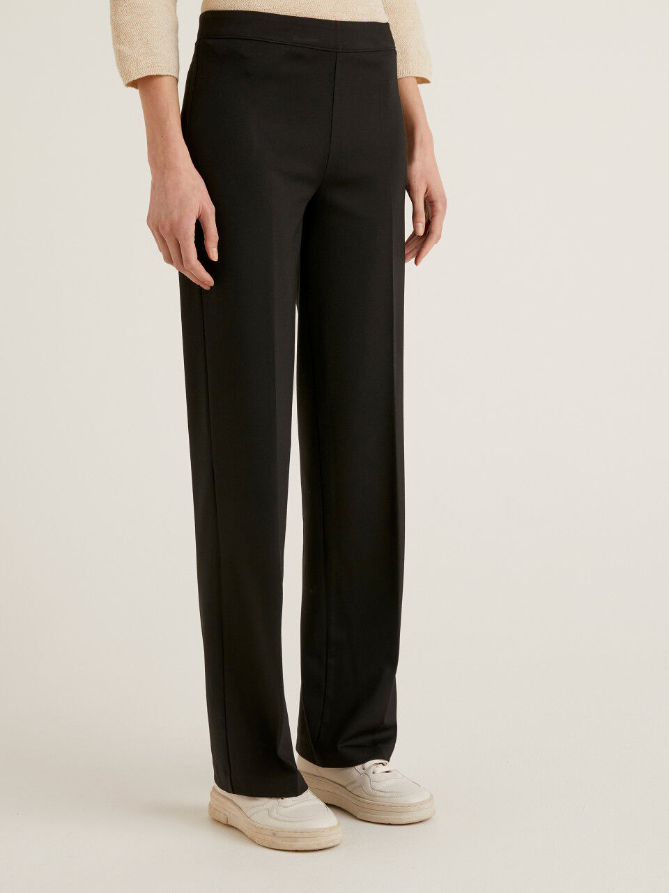 Pantaloni cotone benetton clearance