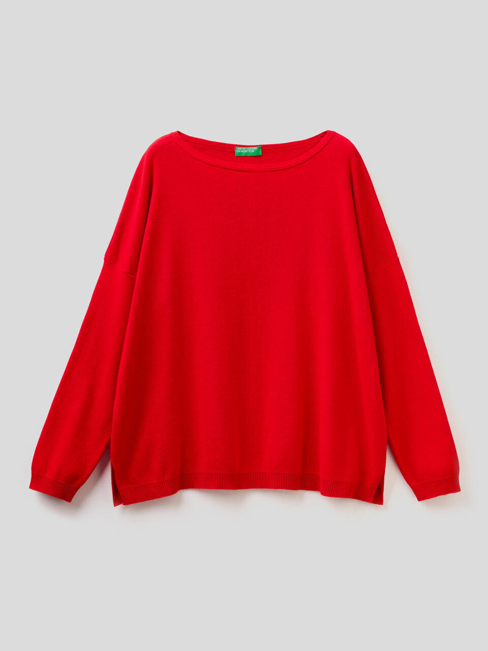 Maglia in cotone con scollo rotondo image number 1