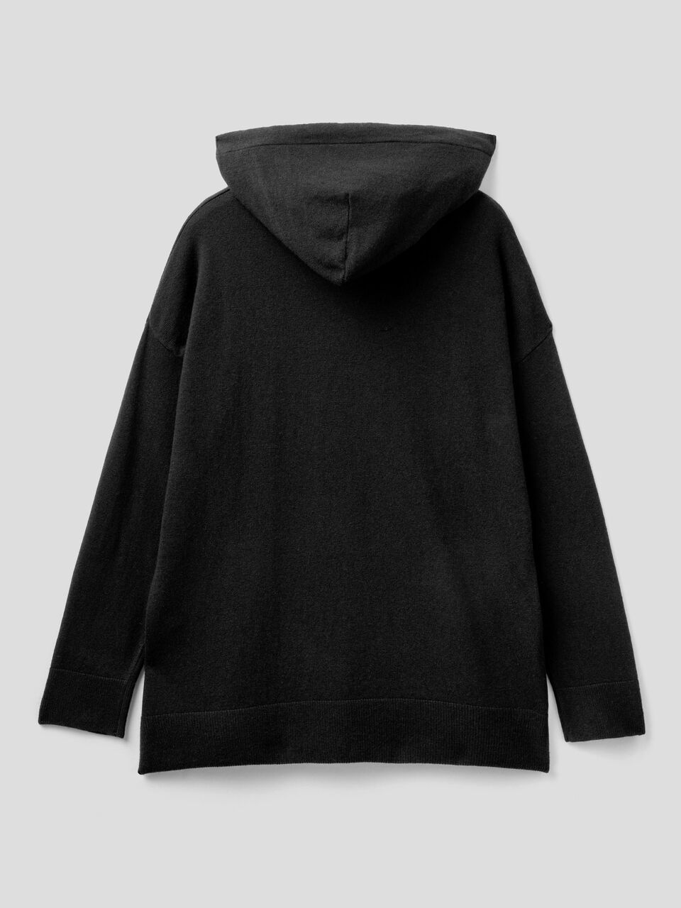 Maglia in misto cashmere con cappuccio image number 2
