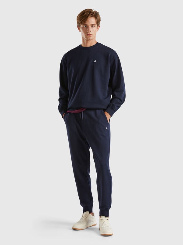 Joggers in felpa di cotone bio Uomo