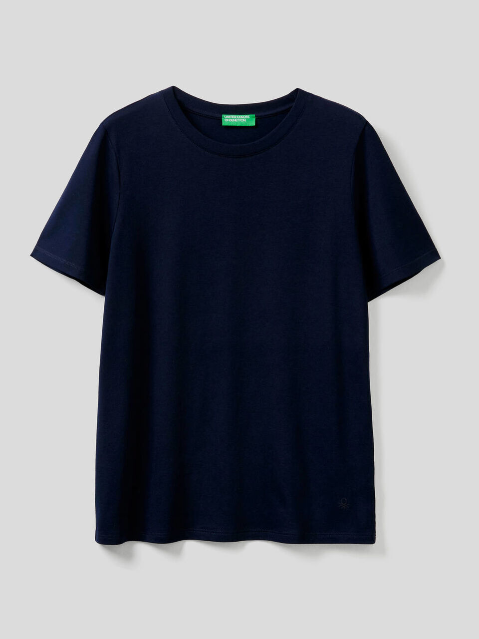 T-shirt girocollo tinta unita image number 1