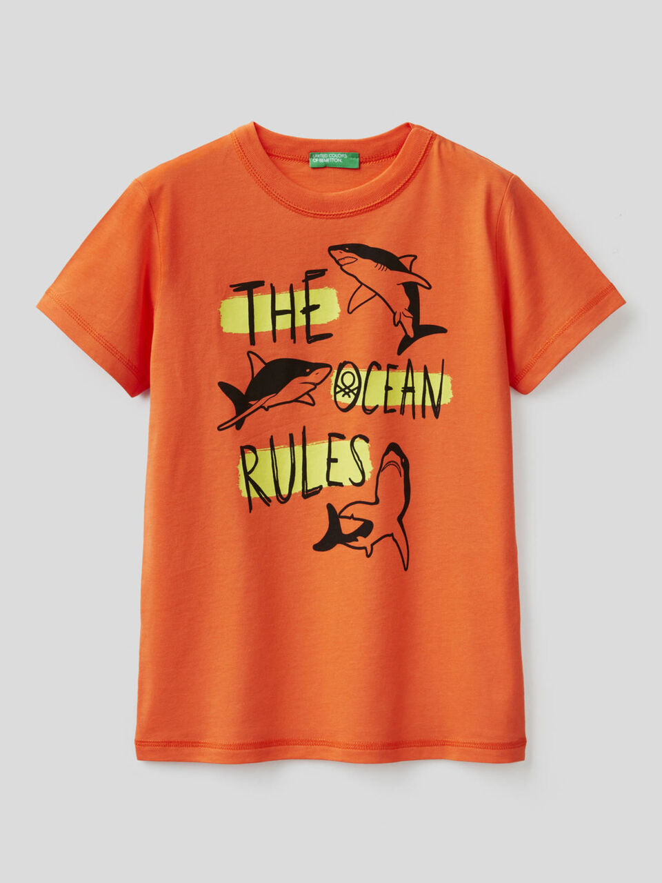 T-shirt 100% cotone con stampa image number 1