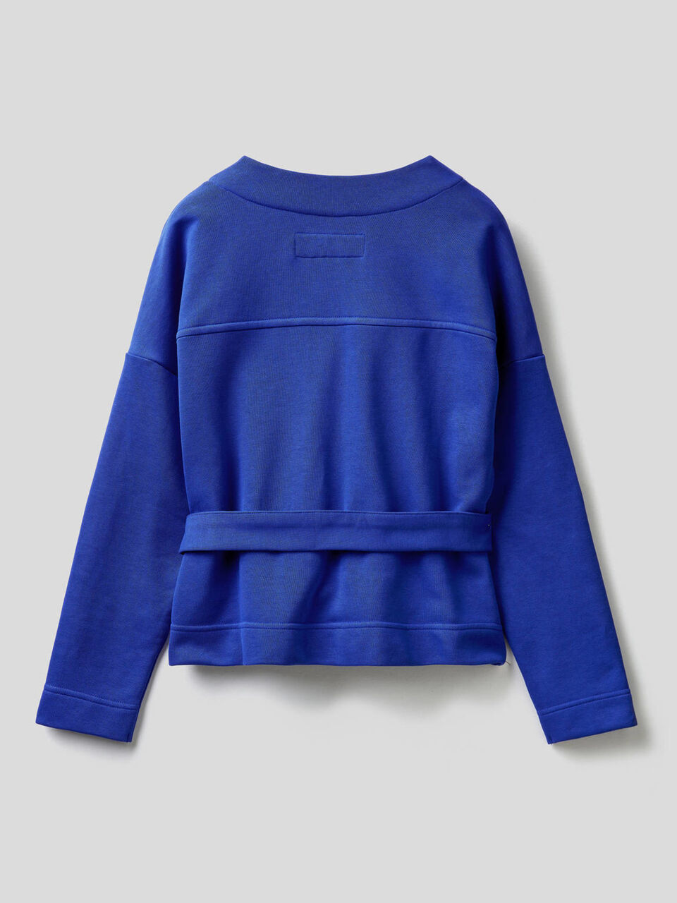 Cardigan in felpa stile kimono image number 2