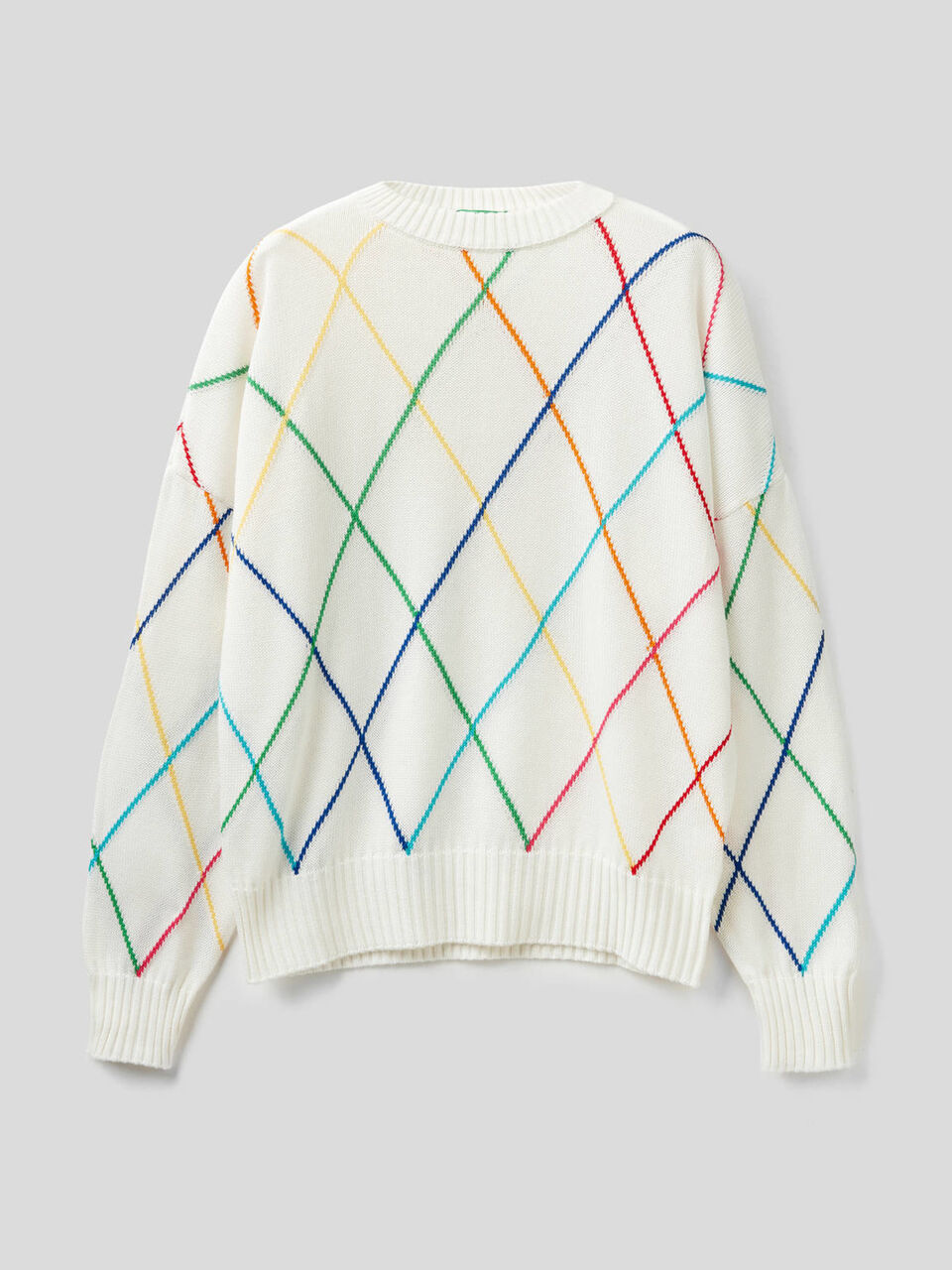 Maglia a rombi multicolor image number 1