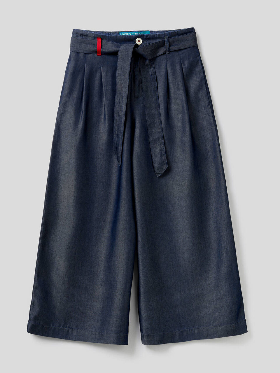 Pantaloni ampi con cintura image number 1