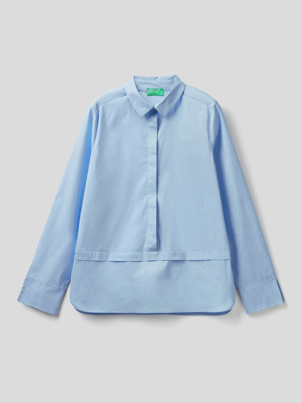 Camicia con colletto e spacchetti image number 1