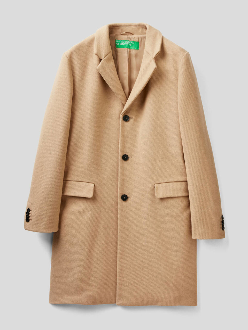 Cappotto formale in misto lana image number 1