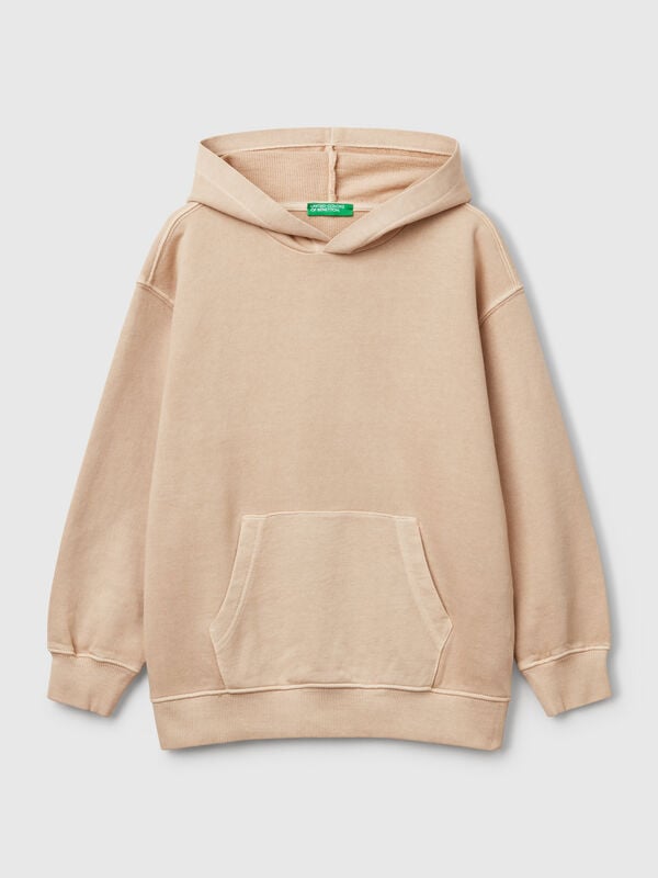 Felpa oversize con stampa Bambino