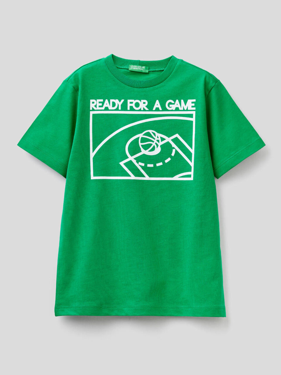 T-shirt in puro cotone con stampa image number 1