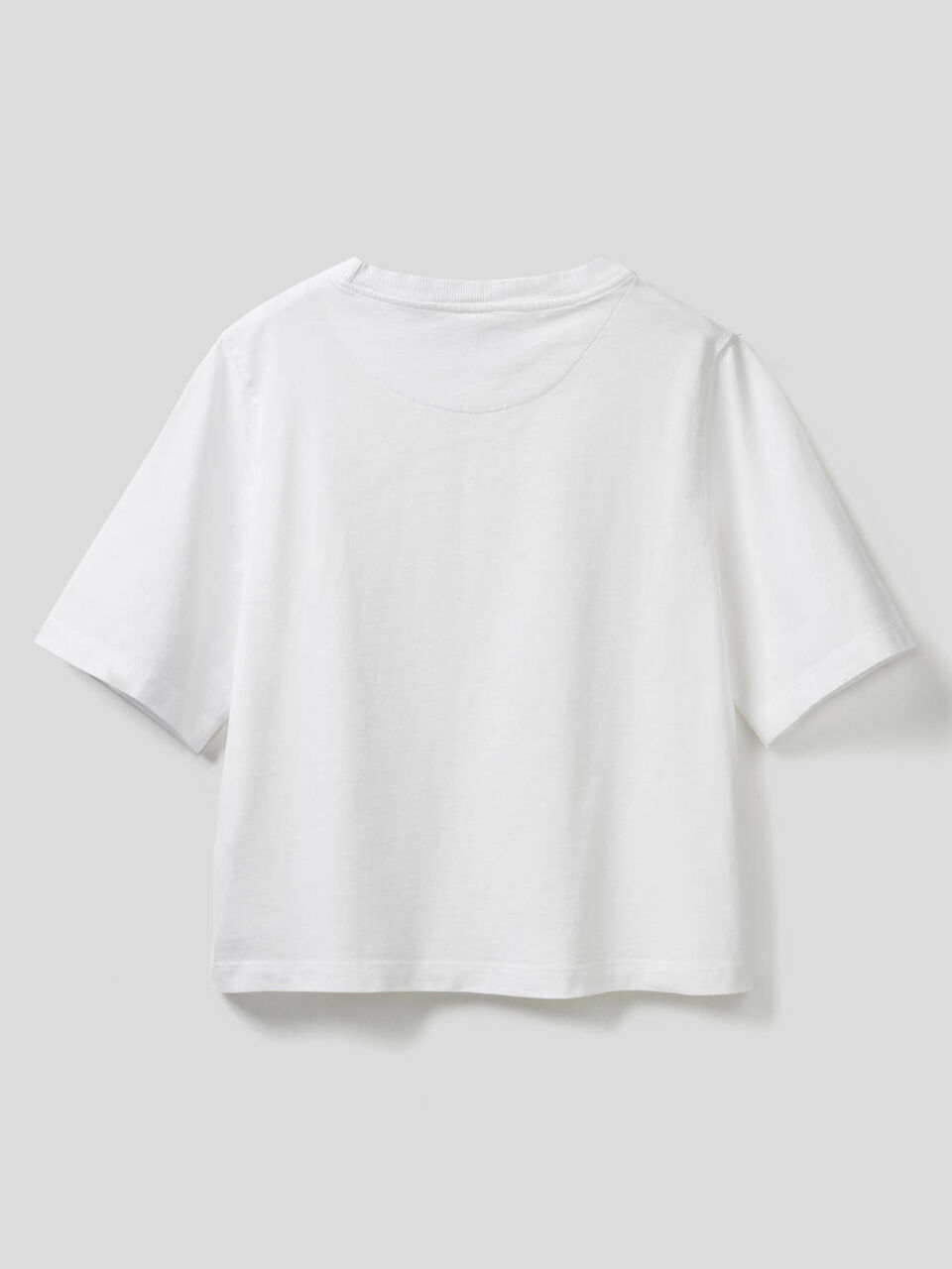 T-shirt boxy fit 100% cotone image number 2