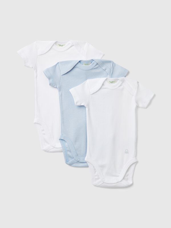 Set body tinta unita in cotone  Baby
