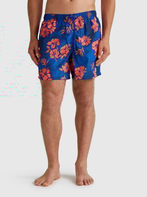 Boxer mare fantasia in nylon Uomo