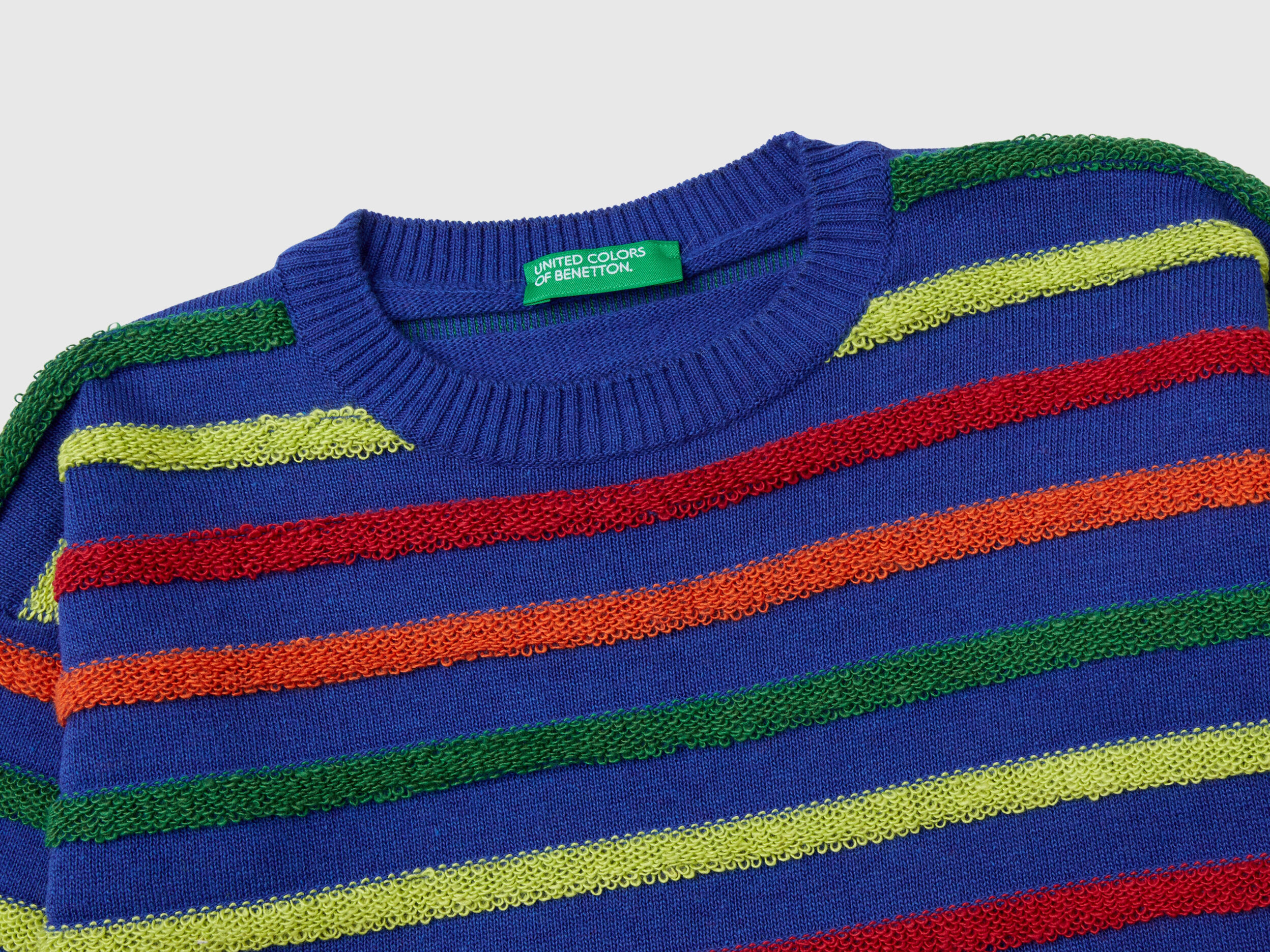 Maglia a righe multicolor Multi color Benetton