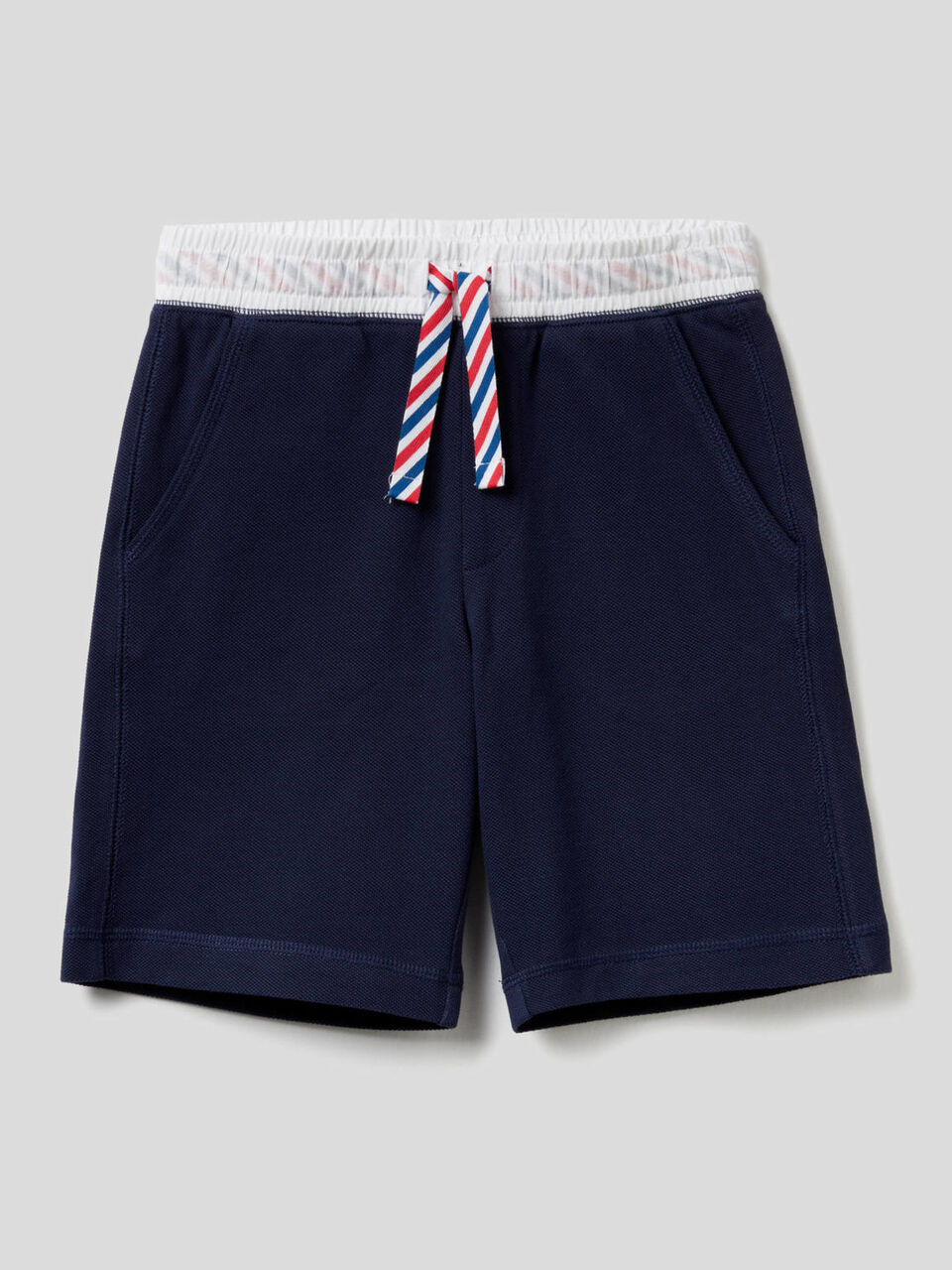 Bermuda in cotone con coulisse image number 1