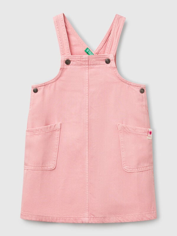 Vestito salopette fluido Bambina